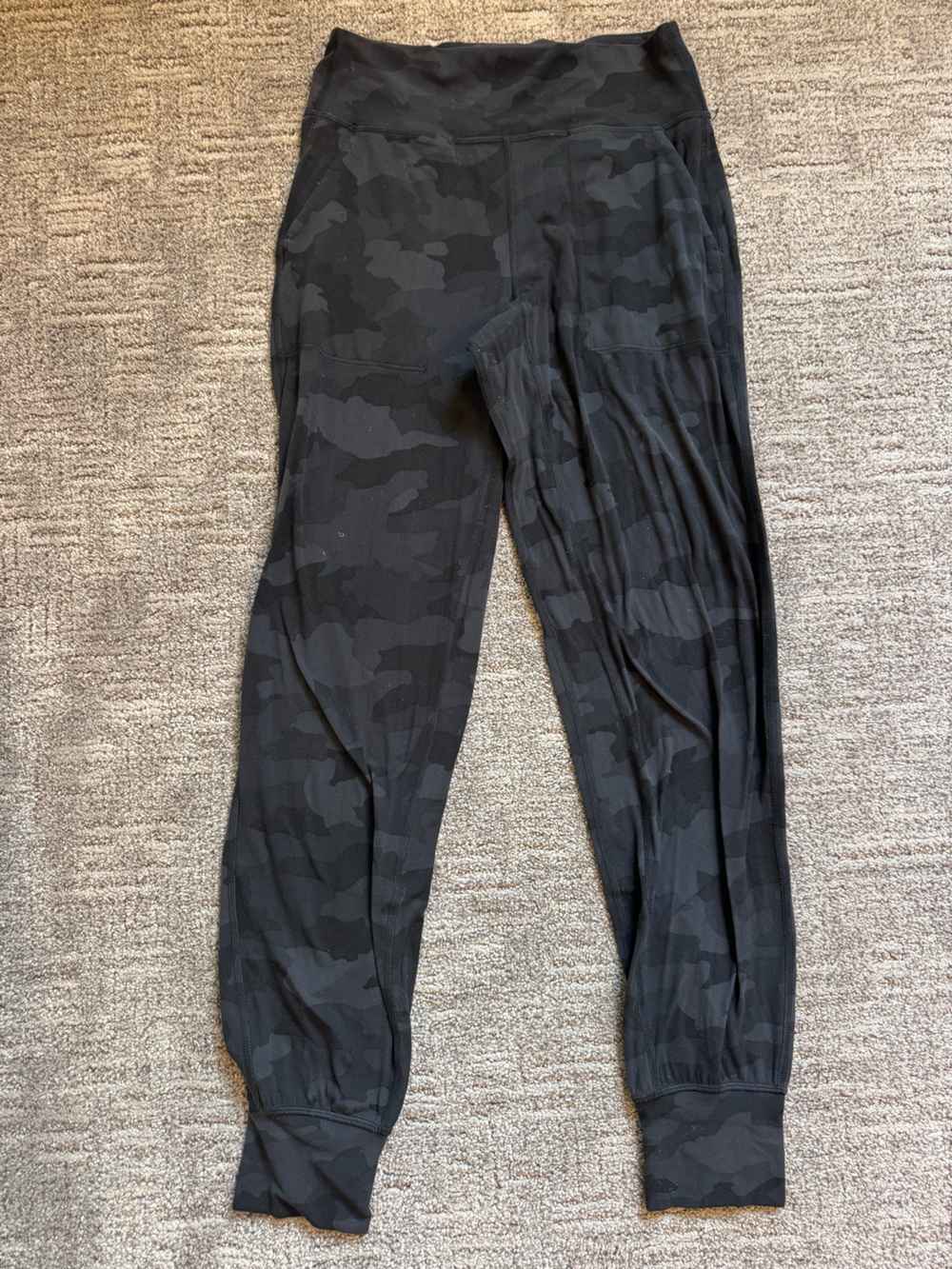 lululemon athletica Black Align Camo High-Rise Joggers
